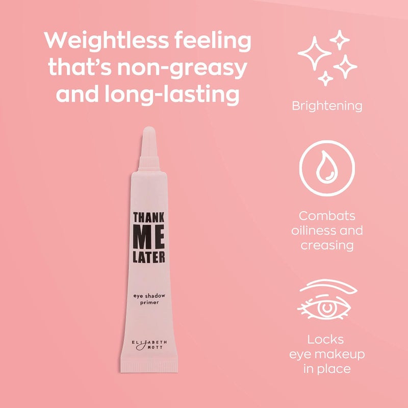 Elizabeth Mott Elizabeth Mott Thank Me Later Eye Primer – Long-Lasting, Matte Eyeshadow Base for Oily Lids & Crease-Free Wear – Pore Minimizer, Wrinkle-Filling, Shine Control Formula – Smudge-Proof, Lightweight, 10g - Image 3