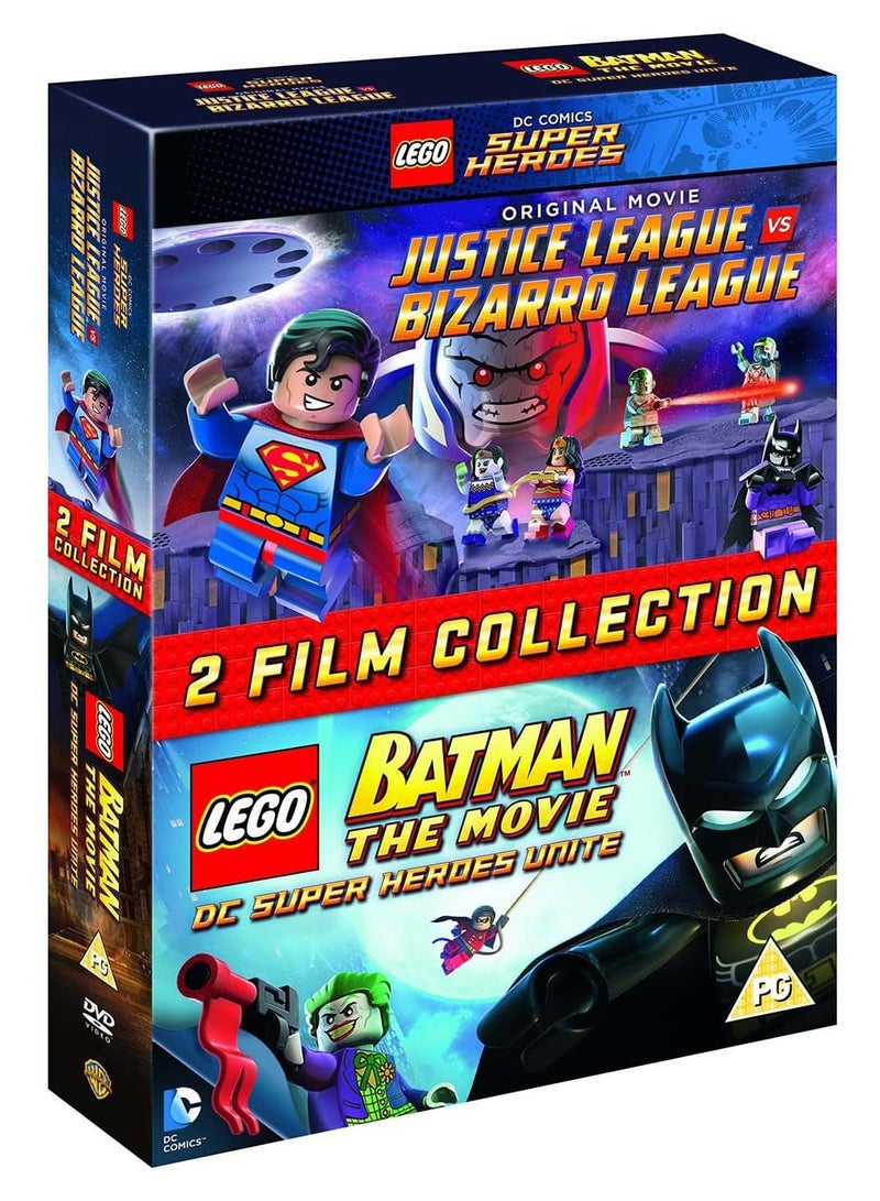 Lego DC Comics - 2 Film Collection - Justice League Vs Bizarro And Batman The Movie - DVD