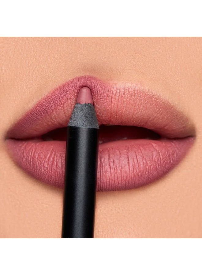 K7L Dark Pink Lip Crayon (Vegan) - Long Lasting and Waterproof - Buff - Image 1