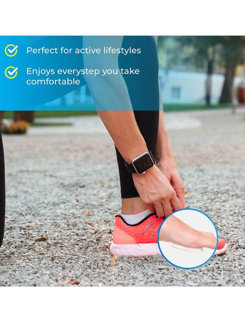 KASTWAVE 24 Pack Metatarsal Pads, Strong Adhesive Strips Foot Pads for Shoes, Premium Wool Felt Arch Pads, Soft and Comfortable, Non-Slip Surface,for Foot Pain Relief Forefoot for Women and Men - Image 3