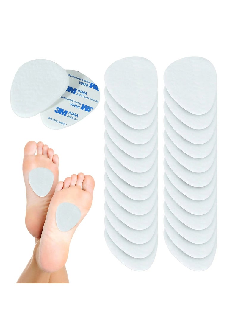 KASTWAVE 24 Pack Metatarsal Pads, Strong Adhesive Strips Foot Pads for Shoes, Premium Wool Felt Arch Pads, Soft and Comfortable, Non-Slip Surface,for Foot Pain Relief Forefoot for Women and Men - Image 1
