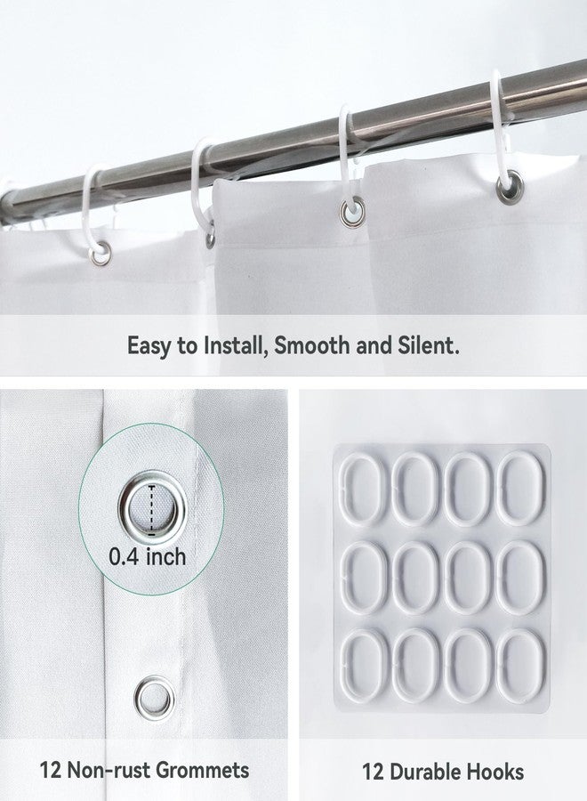 Stanoha Shower Curtain for Bathroom Stall Boho Modern Cute Aesthetic Decorative Girly Waterproof Unique Cats Flowers Girls Chic Print Design Teen Pretty Women Cortinas de Baño Bathtub 72 x72 Inch - Image 5