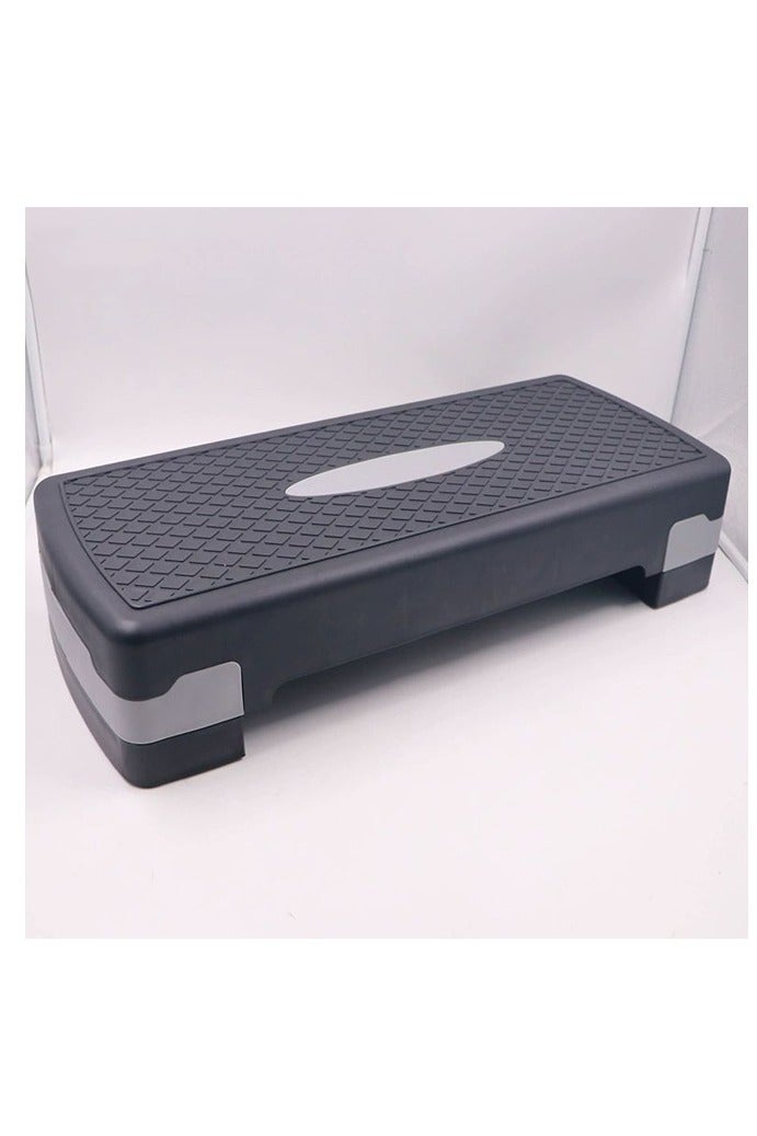 Generic Fitness Step Board, Adjustable Aerobic Exercise Step Board for Home Use, Rhythmic Yoga Personal Training Step Board, Fitness Equipment, Stackable Fitness Step Board, Yoga Step Board, Balance Step Board, Home Fitness Equipment, Yoga Accessories ,Black Gray  - Image 1