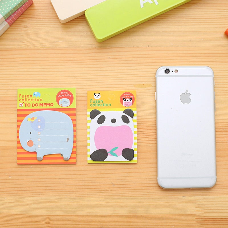 Cartoon Animal Sticky Notes Taobao Small Gifts Korean Creative Messages N Times Stickers Kidsren'S Stationery Prizes - Image 5