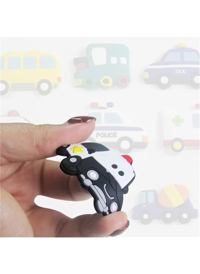 Charming Cartoon Car Magnets for Fridge, Whiteboard, or Blackboard – Fun Educational Stickers - Image 2