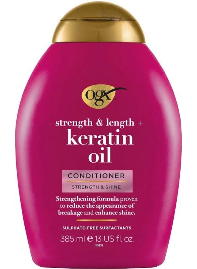 Strength & Length Keratin Oil  Hair Conditioner 385 ml