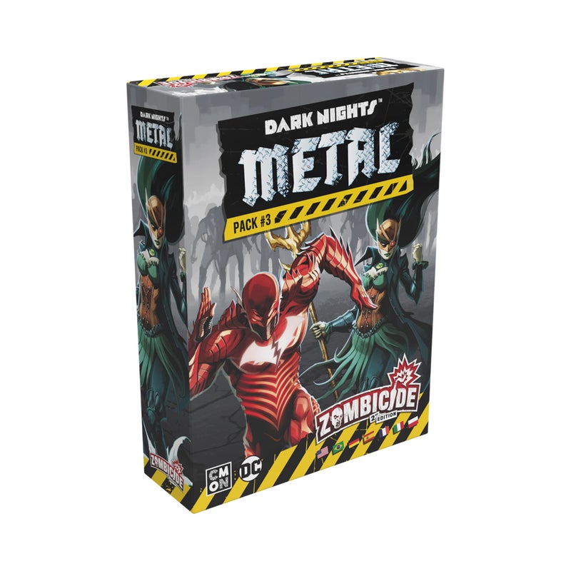 CMON Zombicide Dark Night Metal Pack #3 - Confront Interdimensional Horrors with The Justice League! Cooperative Strategy Board Game  Ages 14+  1-6 Players  60 Minute Playtime  Made by CMON - Image 1