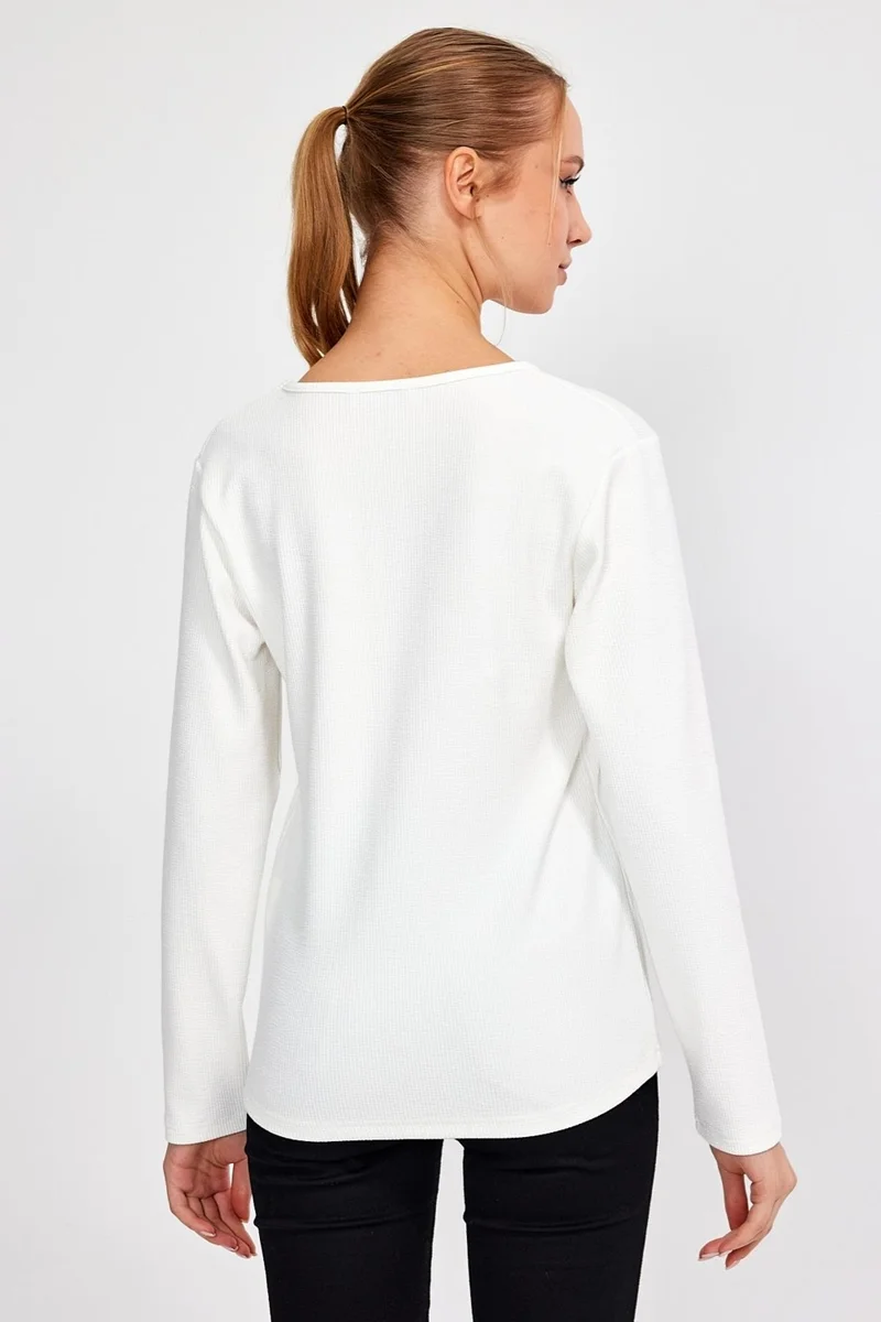 Alexander Gardi Collar Detailed Blouse (B23-394A)