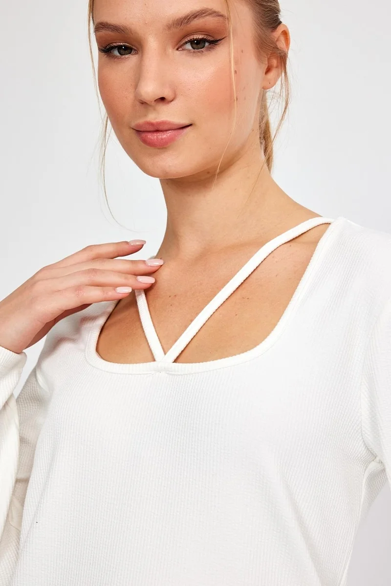 Alexander Gardi Collar Detailed Blouse (B23-394A)