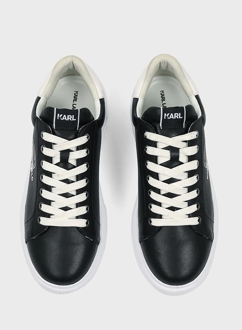 Karl Lagerfeld Kapri Kite Outline Lace Up Sneakers