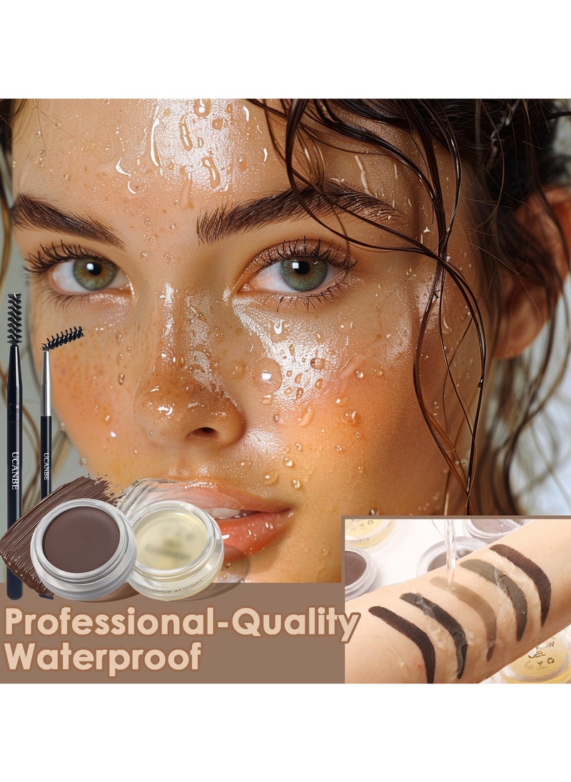 UCANBE Waterproof Long Lasting Brow Gel and Pomade Duo