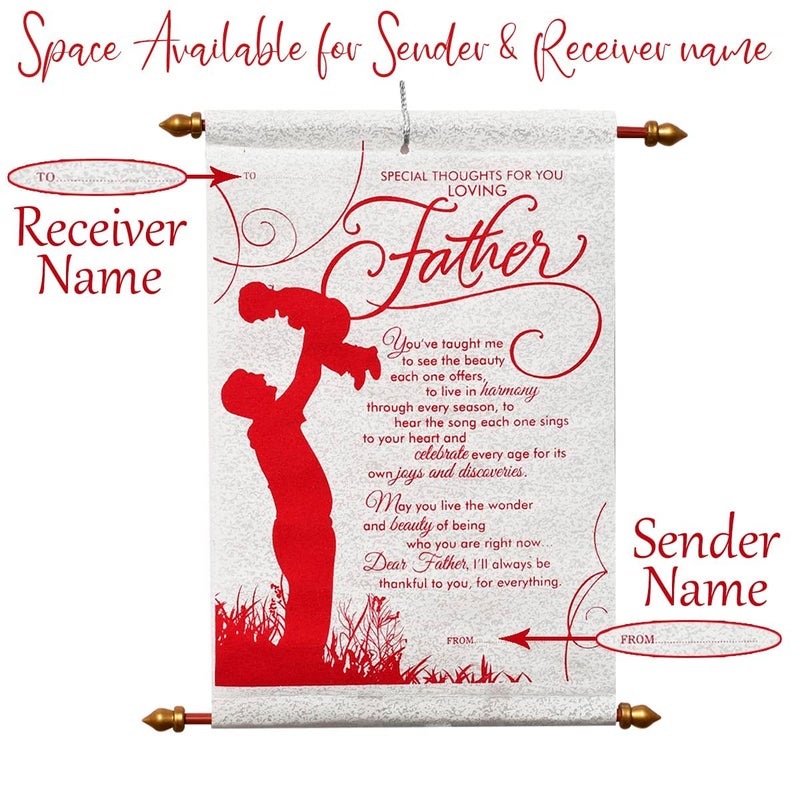 Natali Traders Gift for Father Combo of Coffee Mug with Scroll Card and I Love Papa Keychain Gift for Father on BirthdayAnniversary - Image 4