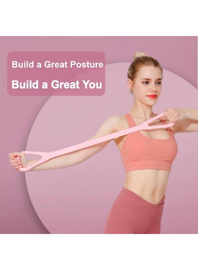 طائر الطيران شريط مقاومة  بشكل الرقم 8، حزام مرن لتمارين الذراعين والظهر والأكتاف، مشد تمديد للقدم والساق واليد، معدات تدريب الذراع لليوجا والبيلاتس والتمدد والعلاج الطبيعي، لتمارين صالة الجيم المنزلية - Image 3