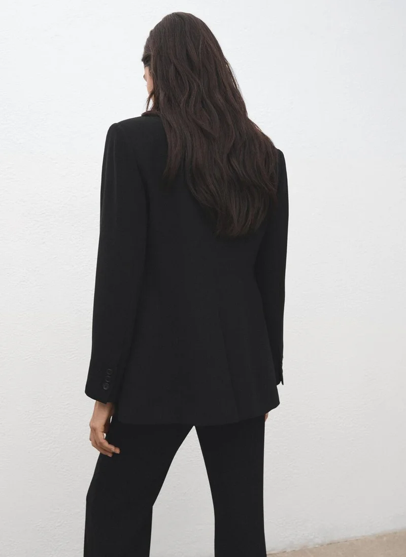 MANGO Suit jacket with scarf