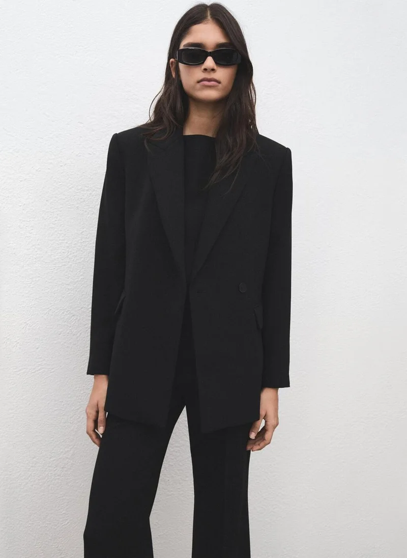 MANGO Suit jacket with scarf