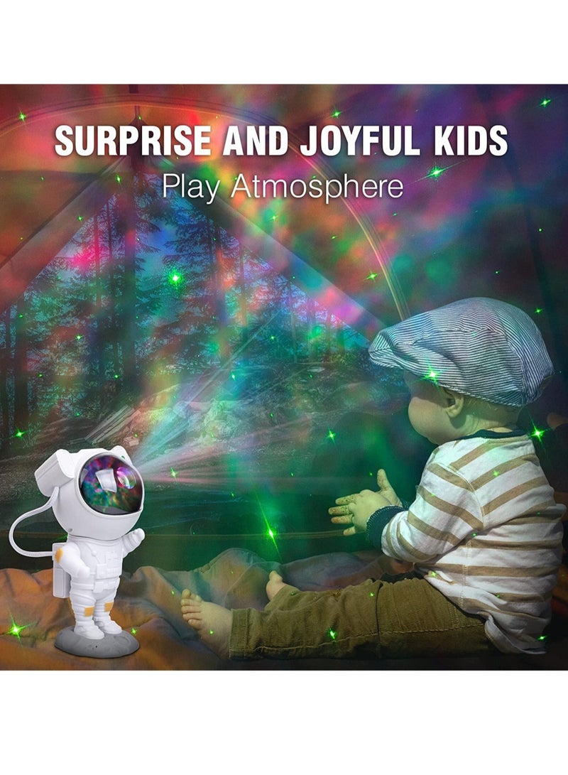 ELTRAZONE Astronaut Star Projector Night Light,with Timer,Remote Control and 360°Adjustable Design,Nebula Starry Galaxy Ceiling Projector for Baby Kids Adults Bedroom Decor - Image 4