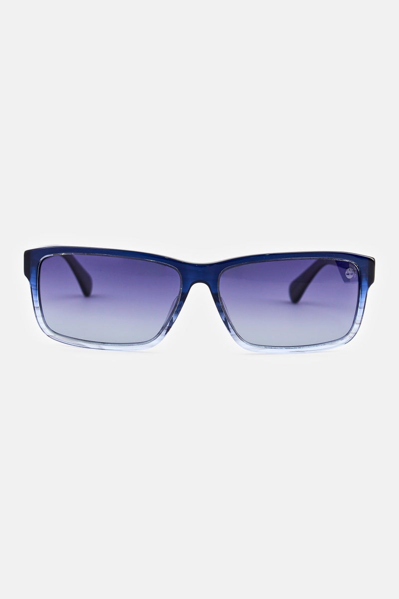 Timberland Men TB00053 Rectangular Sunglasses, Navy - Image 1