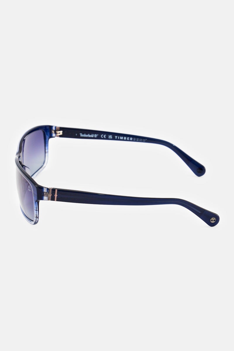 Timberland Men TB00053 Rectangular Sunglasses, Navy - Image 4
