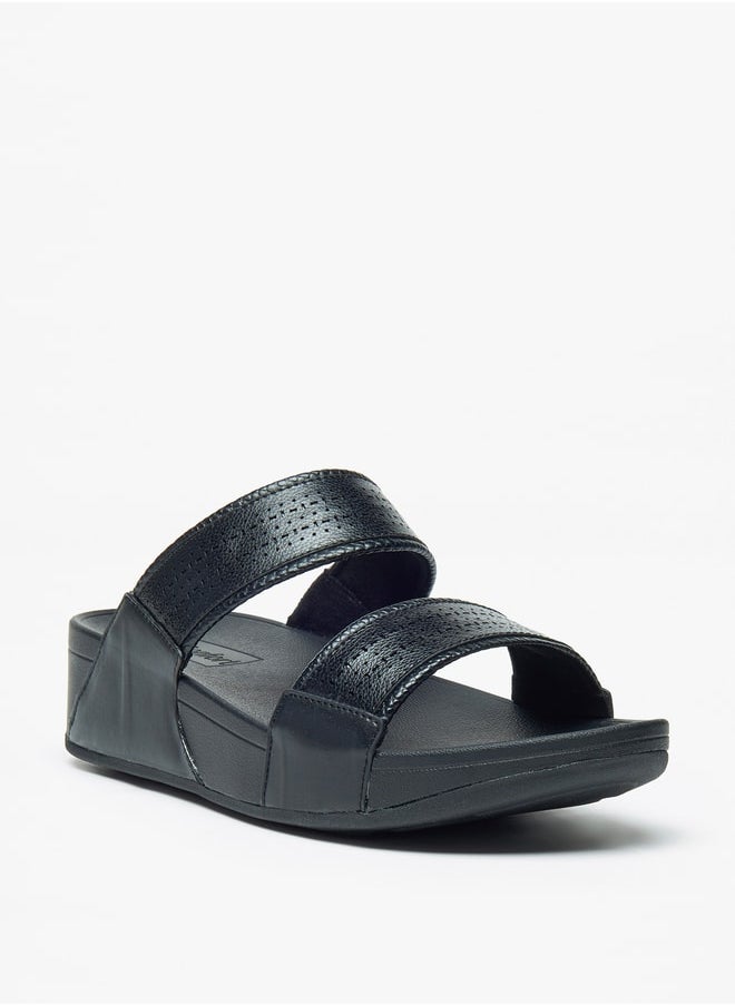 Le Confort - Women's Cutwork Detail Slip-On Slide Sandals - Image 1