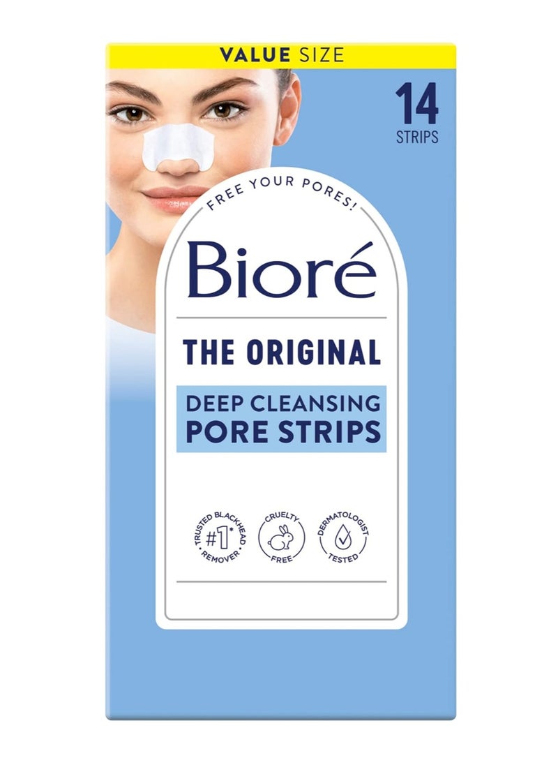 Biore The Original Deep Cleansing Pore Strips (14 Nose Strips)