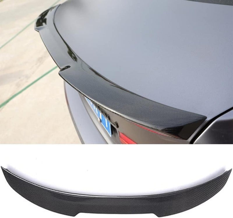 QASULER Carbon Fiber Rear Trunk Wing Spoiler for BMW 3 Series - Image 5