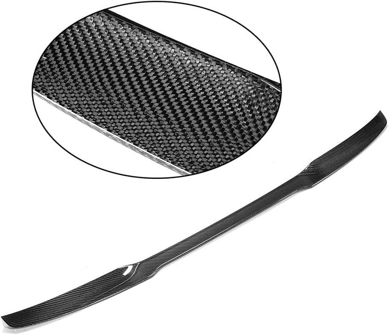 QASULER Carbon Fiber Rear Trunk Wing Spoiler for BMW 3 Series - Image 3