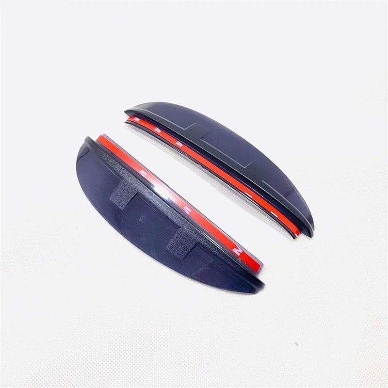DEMULAX ABS Car Rearview Mirror Rain Eyebrow Shield Cover - Image 1