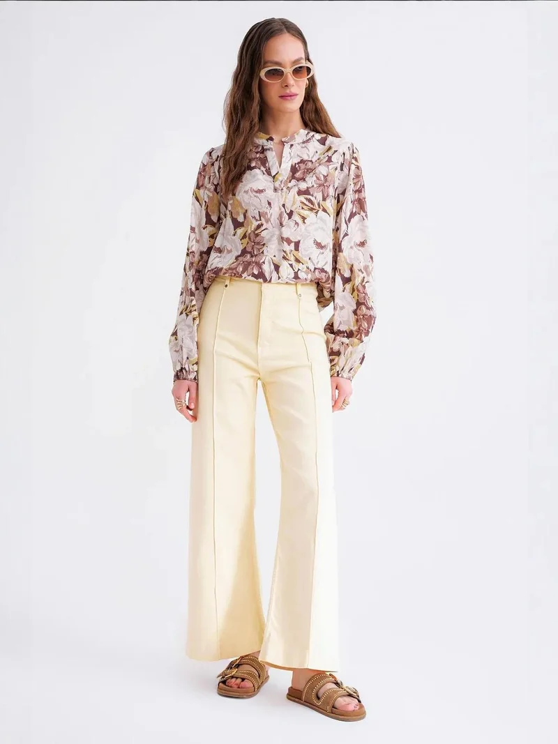 MixRay Mixray Flowering Long Sleeve Blouse