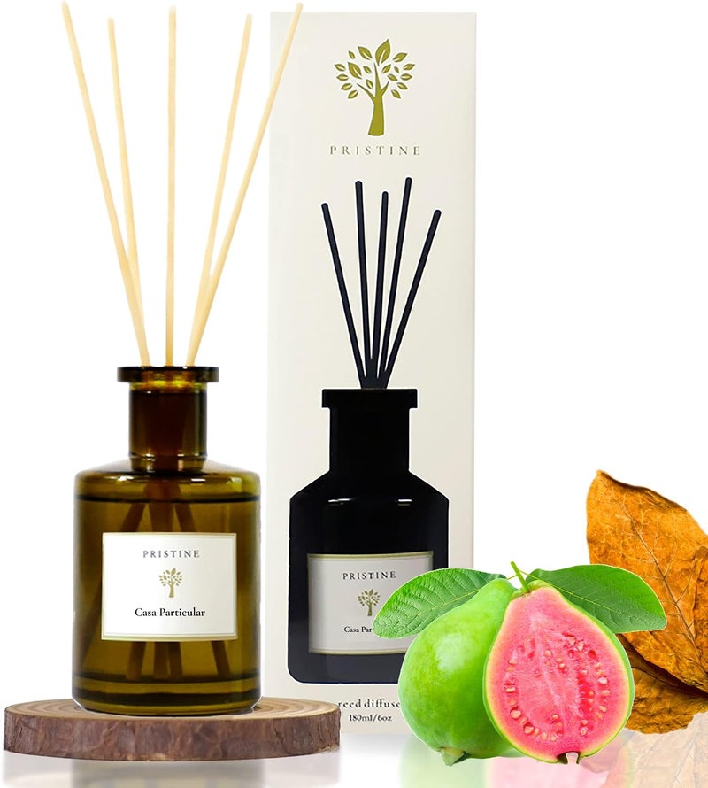 Pristine Casa Particular/Inspired by Wyndham Reed Diffuser for Home | Rich Blend of Tobacco Leaves, Sweetness of Guava Reed Diffuser Set, Oil & Reed Diffuser Sticks | Home & Office Decor - Image 2