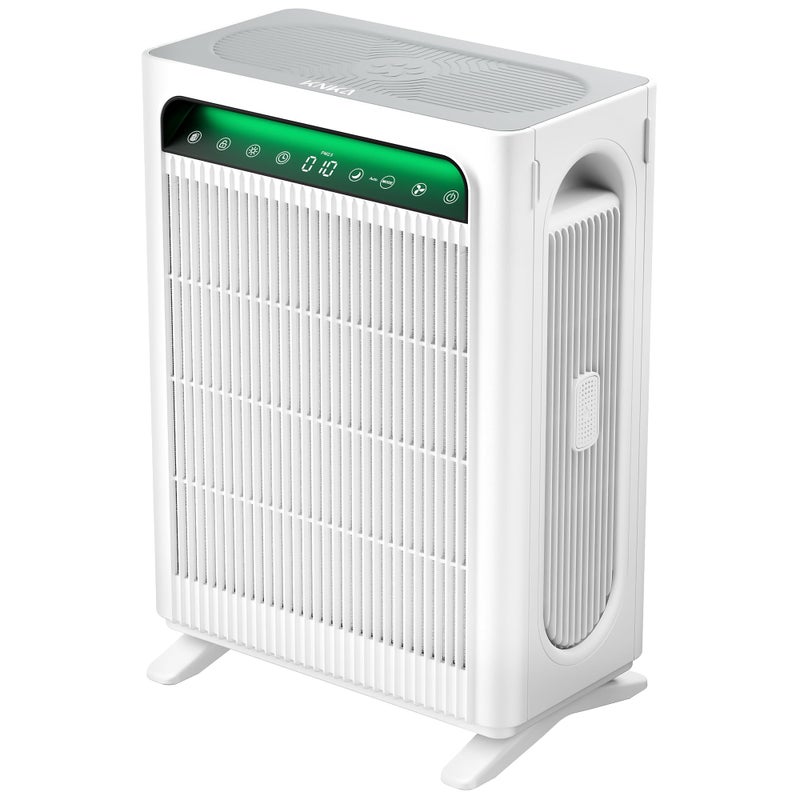KNKA Air Purifier for Home Bedroom Large Room Up to 3,500 FtÂ², HEPA Air Cleaner with Washable Pre-Filter, AHAM VERIFIDE, AQI Display, ECO Mode, Pet Mode for Pets, Allergies, Dust, Pollen, APH4000 - Image 1