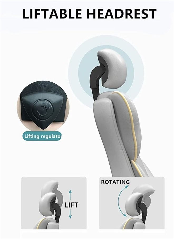 Arabest Gaming Chair 130° Recliner System,PU Leather 100Kg Weight Capacity,Retractable Footrest Adjustable Arm-Rest Office Chair Computer Chair PC Office - Image 4