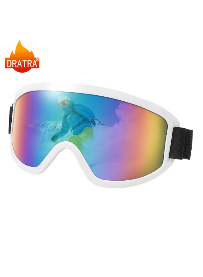 Dratra Ski Goggles Mountaineering Protective Gl Outdoor Ski Cycling Anti-fog Windproof Sungl Compatible With Prescription Lenses - Image 1
