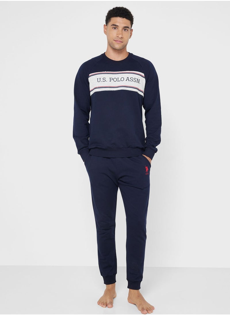 U.S. Polo Assn. - Crew Neck T-Shirt Pyjama Set - Image 1