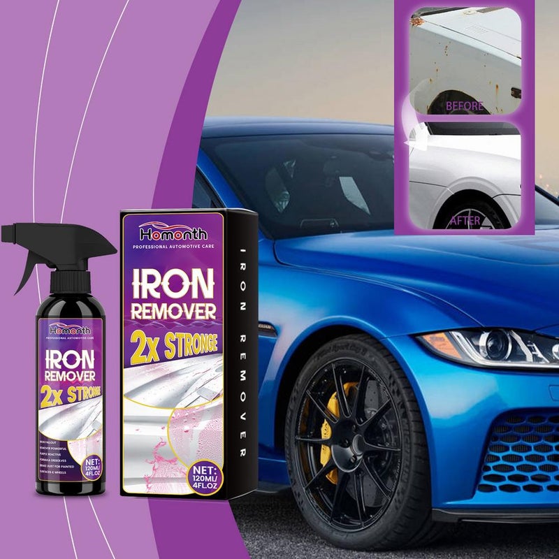 Car rust cleaner, metal surface degreaser, fast rust removal, gentle formula, suitable for multiple materials, anti-oxidation and repair. HM-E03-0182-01 - Image 4