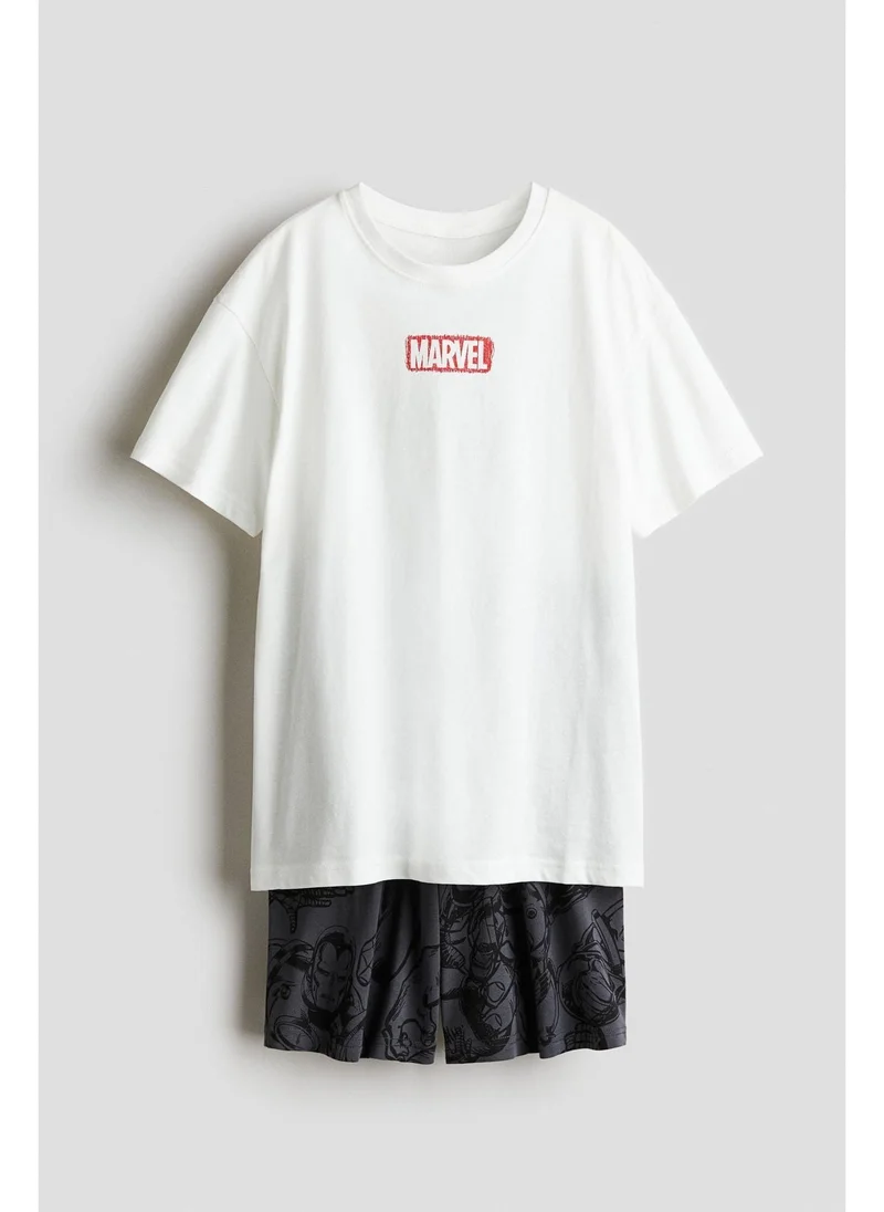 اتش اند ام Printed cotton pyjamas