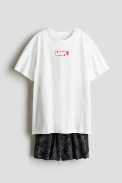 اتش اند ام بيجامة قطن مطبوعة