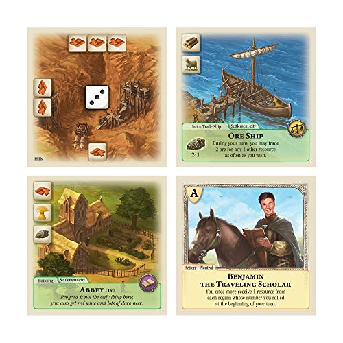 CATAN Rivals Card Game Deluxe Edition Build Trade and Conquer with Enhanced Components Family Game for Kids Adults Ages 10 2 Players 4560 Minute Playtime - Image 5