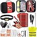 AUTODECO Car Roadside Emergency Kit Portable Car Safety Kit Car Kits for Emergency Black - Image 2