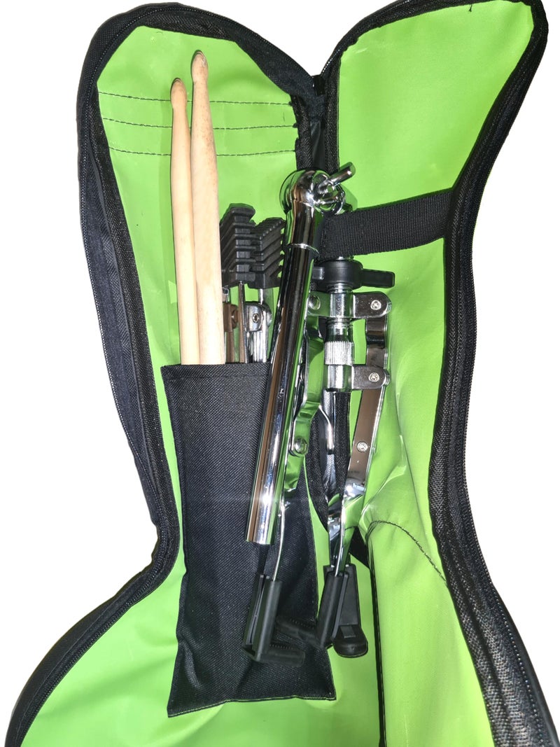 Softline Pro SP-DPPK-Kit 12" & 10 Corners Dumbed Drum Practice Pad Kit, Double Side with Stand & Bag (SP-DPPK-43-Stick-Kit-BK) - Image 4