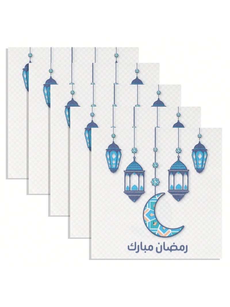 زينة رمضان مناديل سفرة رمضان ورقية  20 قطعة – مقاس 33 × 33 سم - Image 3