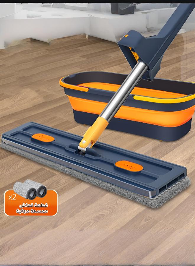 New Large Hands-Free Mop for Home with Super Absorbent Pad for Wooden Floors - Image 1