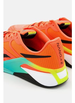 Reebok Men Nano X2 Lace Up Training Sports Shoes, Pink  - Image 2