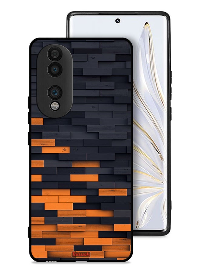 Tolwak Honor 70 Protective Case Cover Wooden Wall - Image 1