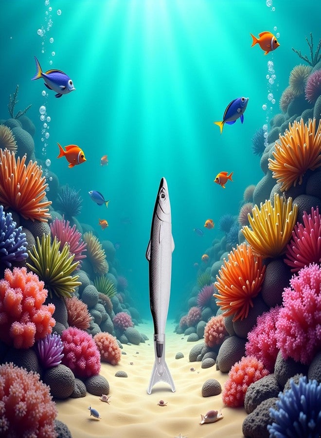 BWESOO Cute Marine Series Ballpoint Pen Fish Styling Pen Black, Ballpoint Pens Pens and Refills Pens and Refills, Writing and Correction Supplies - Image 3
