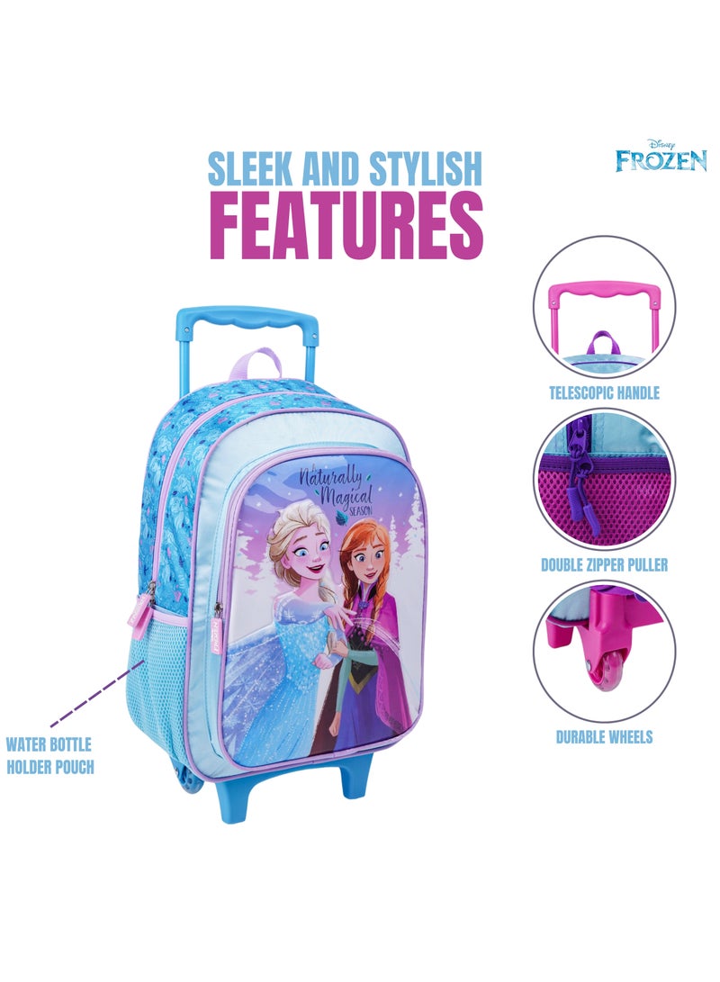 Disney Disney Frozen Celebrate Season 5In1 Trolley Box Set 16" I Trolley I Lunch Bag I Water Bottle I Pencil Case I Lunch Box I Packaging  - Image 3