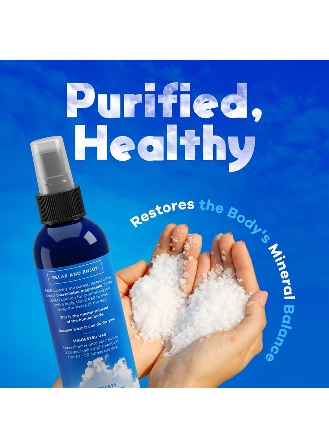 Activation Products - Ease Magnesium Spray for Pain and Muscle Tension, Magnesium Topical Spray with Bioavailable Magnesium Chloride, Topical Magnesium for Sleeping & Relaxation, 8 fl oz - Image 4