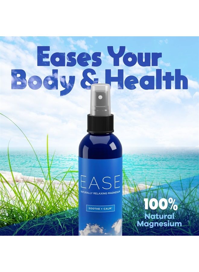 Activation Products - Ease Magnesium Spray for Pain and Muscle Tension, Magnesium Topical Spray with Bioavailable Magnesium Chloride, Topical Magnesium for Sleeping & Relaxation, 8 fl oz - Image 2