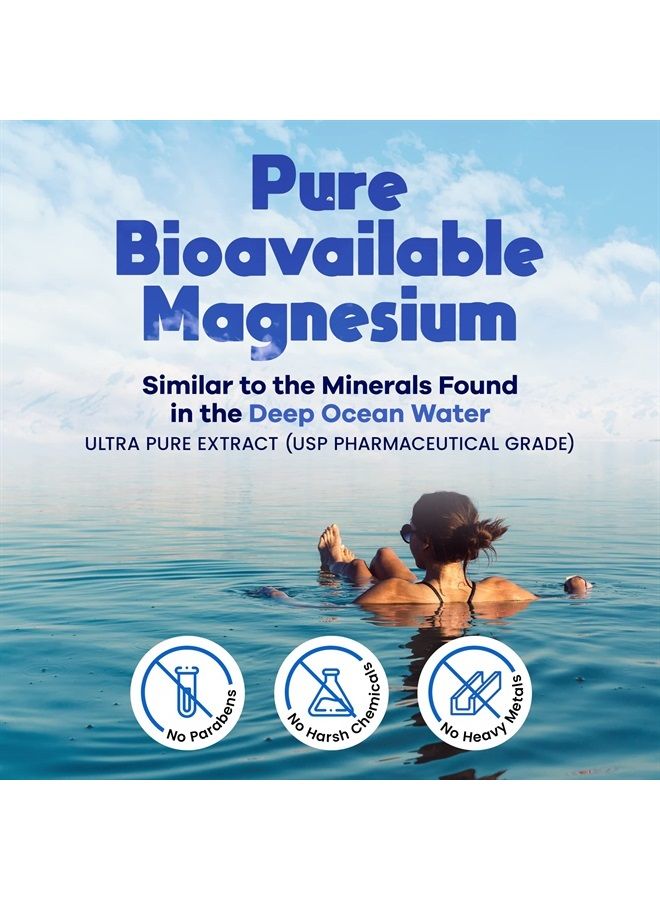 Activation Products - Ease Magnesium Spray for Pain and Muscle Tension, Magnesium Topical Spray with Bioavailable Magnesium Chloride, Topical Magnesium for Sleeping & Relaxation, 8 fl oz - Image 3