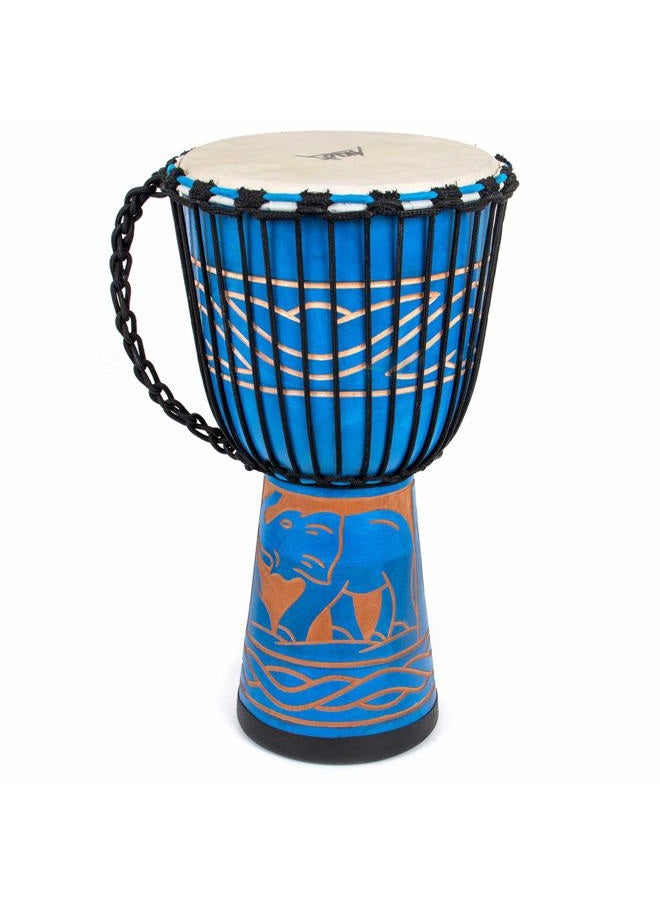AKLOT Djembe Drum, AKLOT African Drum Hand-Carved 9.5'' x 20'' Mahogany Goatskin Drumhead for Starter Beginners Adult - Image 1