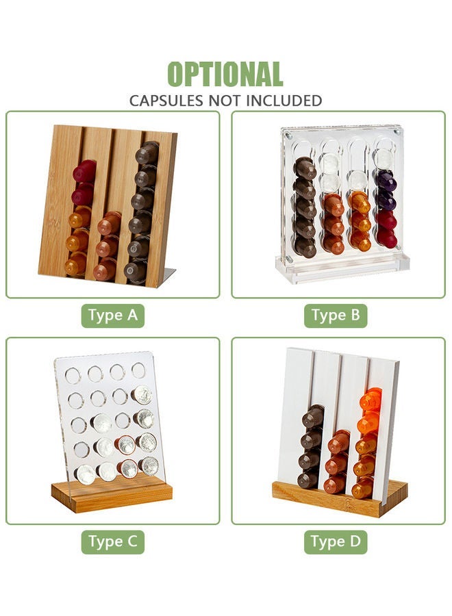 NIBEMINENT Coffee Pod Capsule Rack white 0.8kg  - Image 4